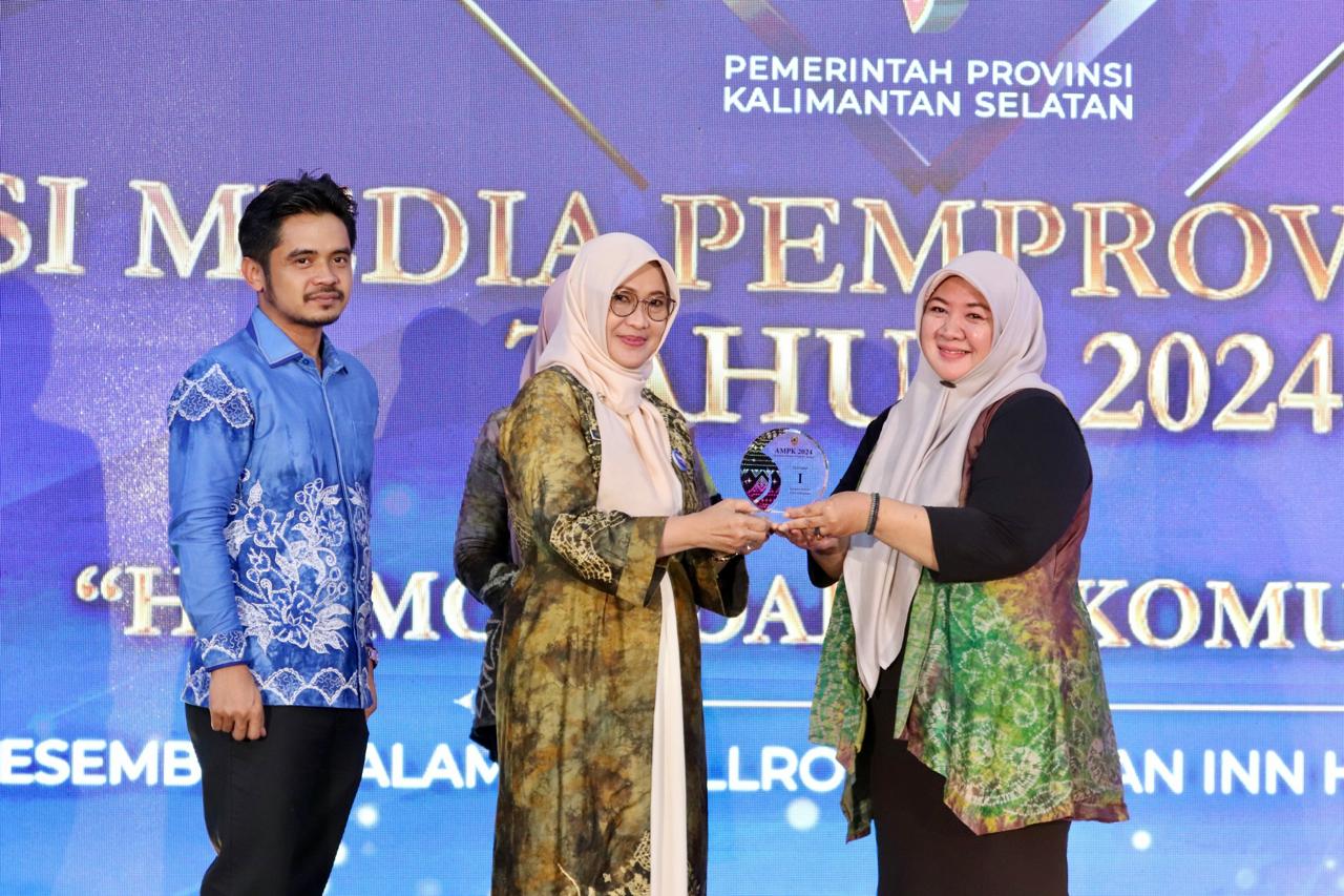 Dinas Kehutanan Borong 6 Penghargaan pada Anugerah Media Pemprov Kalsel 2024