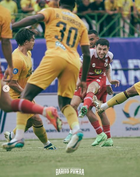 Barito Putera Kalahkan Semen Padang 2-1, Naik ke Posisi 13