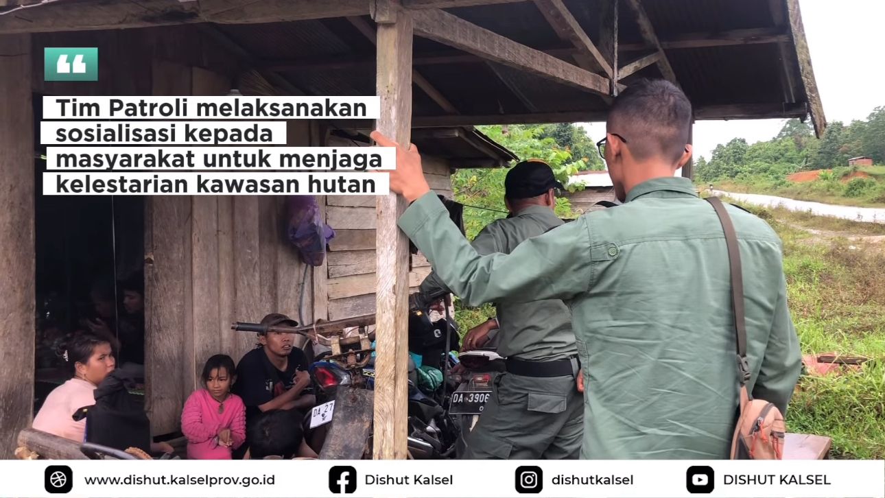 Cegah Tindak Pidana Kehutanan, Dishut Kalsel Rutin Laksanakan Patroli di Jalan Baru Banjarbaru – Batulicin