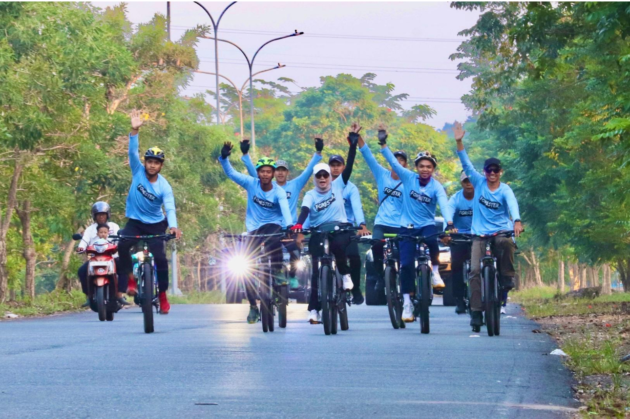 Dishut Kalsel Meriahkan Hari Jadi ke-75 Provinsi Kalsel Lewat GOBER Bersama SKPD