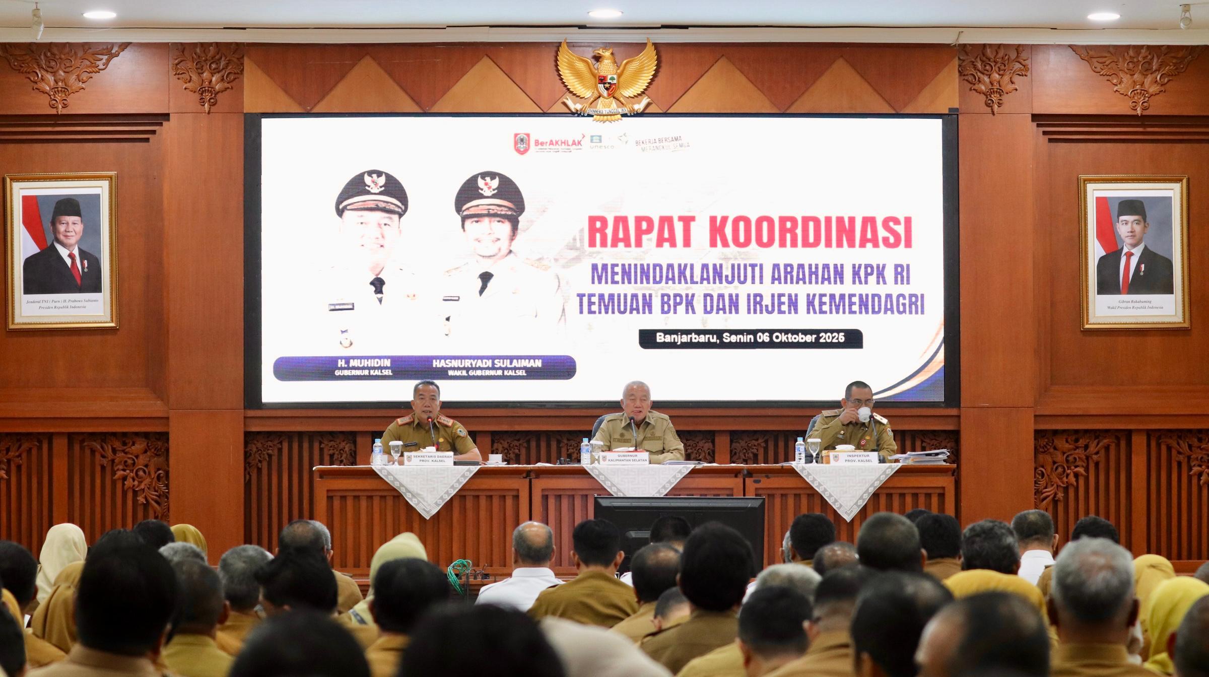 Dinas Kehutanan Kalsel Hadiri Rapat Koordinasi Tindak Lanjut Arahan KPK, Temuan BPK, dan Irjen Kemendagri