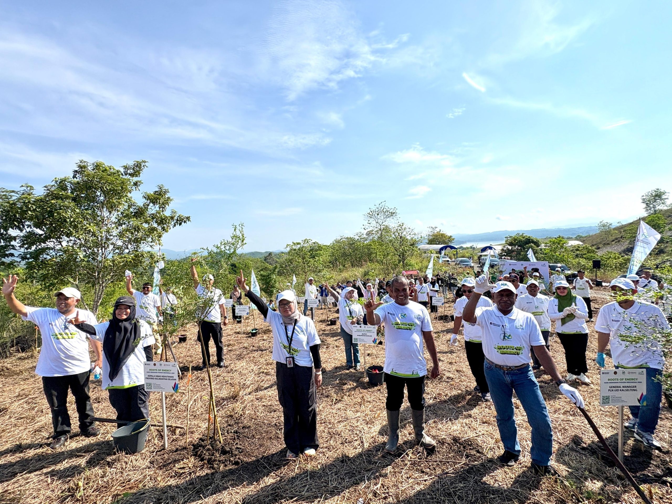 Roots of Energy: 2.200 Pohon Ditanam, Dishut Kalsel Tegaskan Pentingnya Pemeliharaan Tanaman
