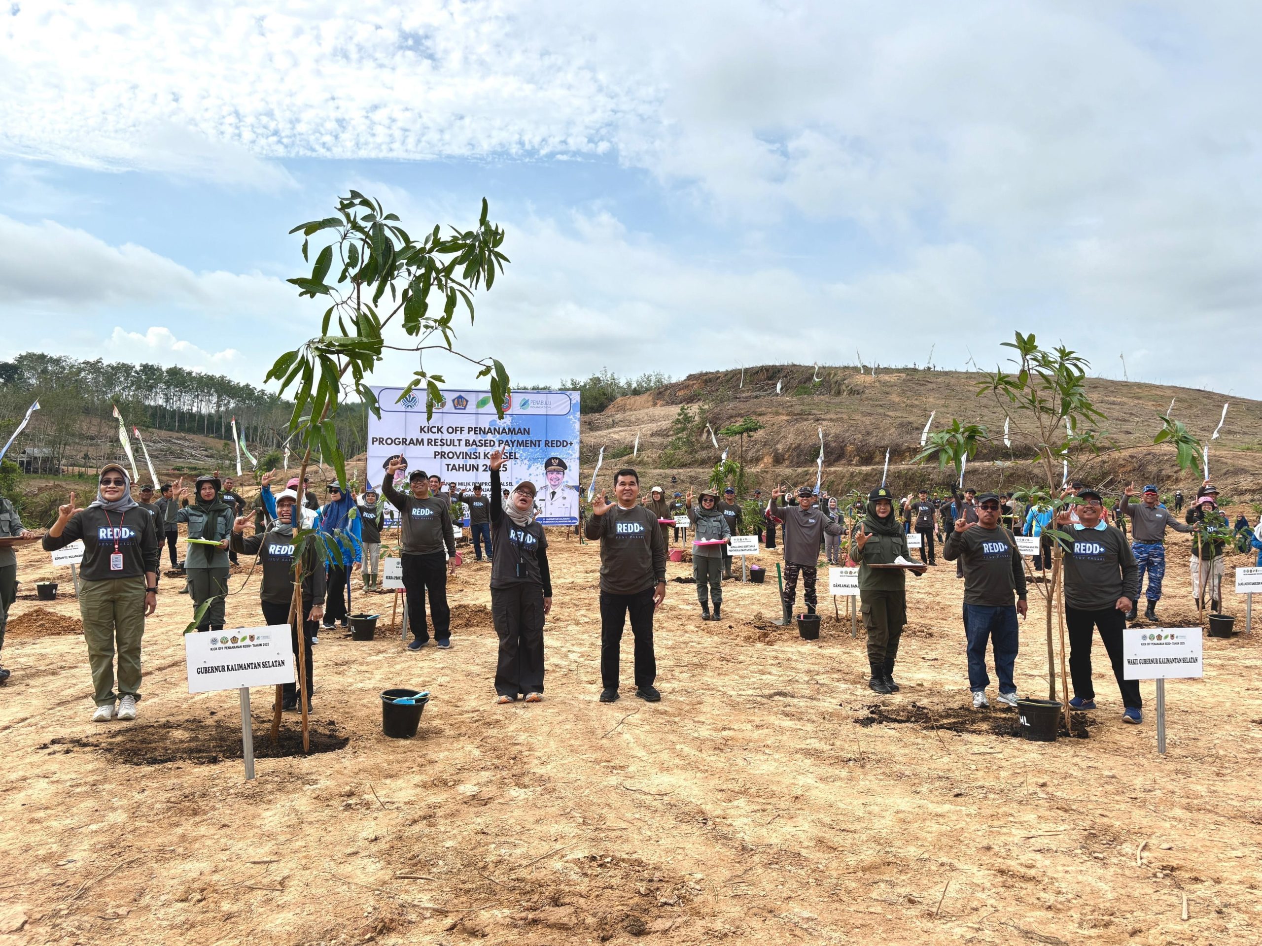 Kalsel Luncurkan Kick Off RBP REDD+ 2025: Langkah Besar Memulihkan 250 Hektare Hutan dan Lahan Kritis