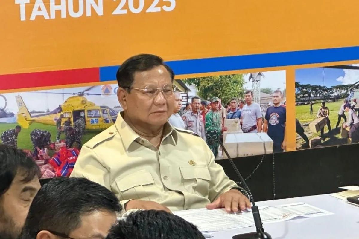 Kunjungi Aceh, Sumut, dan Sumbar, Presiden Prabowo Tekankan Percepatan Penanganan Bencana