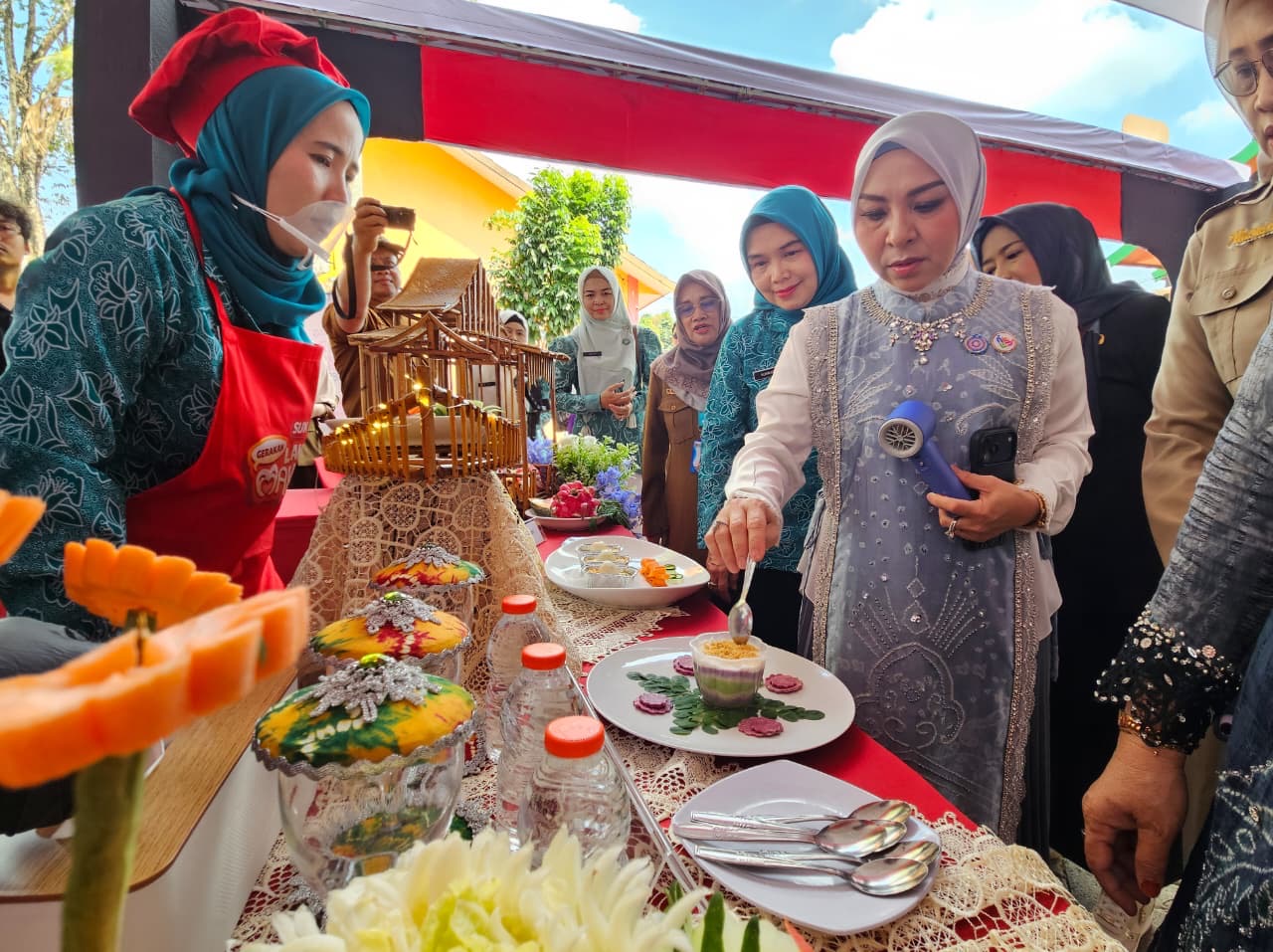 Ketua TP PKK hj. Fathul Jannah Dukung Kreasi Menu Makanan Pendamping ASI (MPASI) Tepat Gizi dan Sesuai Usia