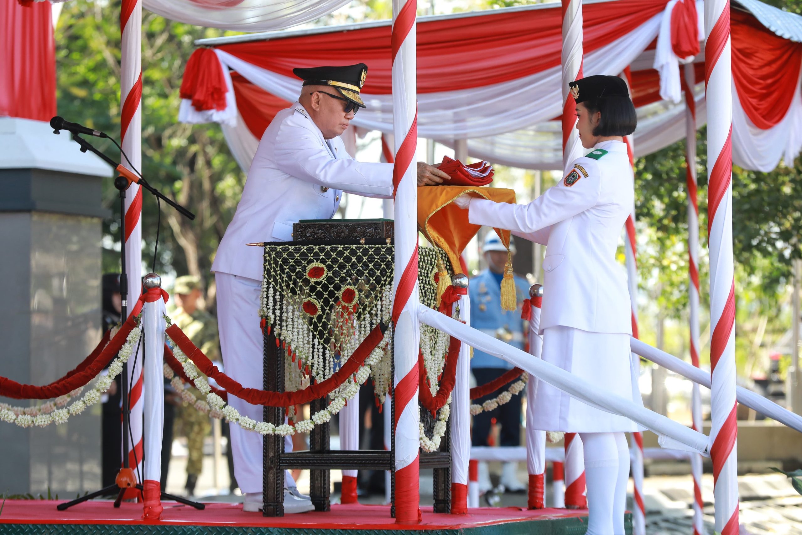 Gubernur Kalsel H. Muhidin Pimpin Upacara HUT RI ke-81; Kobarkan Semangat Perjuangan Pahlawan Merebut Kemerdekaan